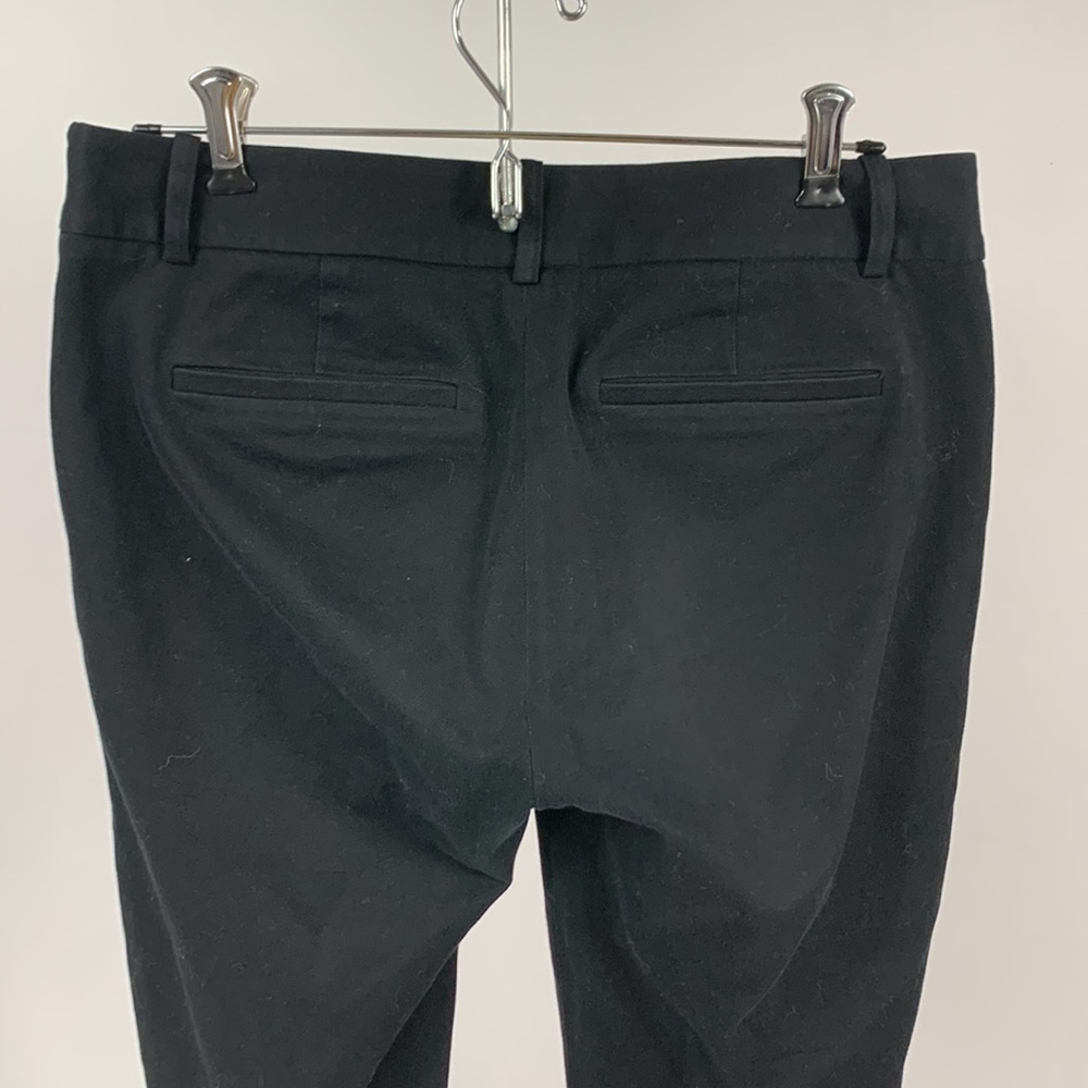 J. Crew City Fit Black Career Cropped Work Office Pants 4 - Picture 6 of 8